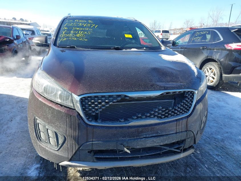 2016 Kia Sorento Sx/Sx Limited VIN: 5XYPKDA59GG011125 Lot: 12534371