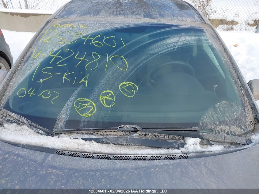 2015 Kia Forte 1.8L Lx/1.8L Lx+/Lx+ Winter Edition VIN: KNAFX4A64F5424810 Lot: 12534601