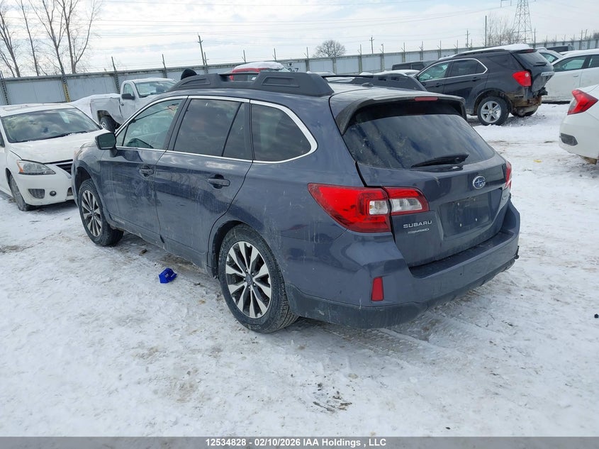 2016 Subaru Outback 2.5 2.5i Limited Package Grey Lot 111012534828 Vin 4S4BSCNC4G3337668