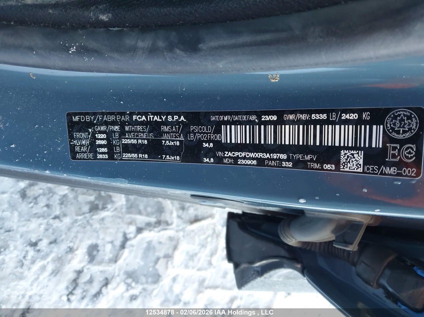 2024 Dodge Hornet Phev R/T Plus VIN: ZACPDFDWXR3A19769 Lot: 12534878