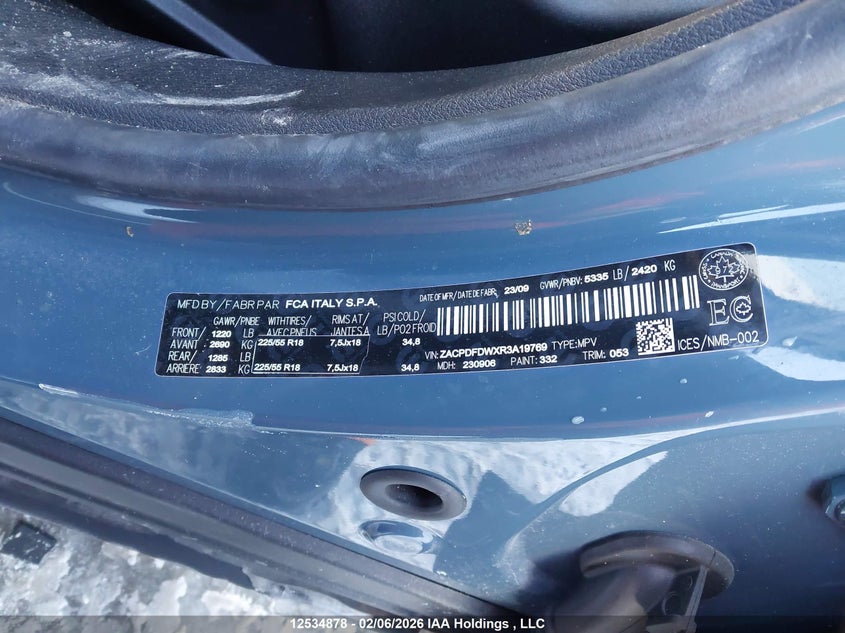 2024 Dodge Hornet Phev R/T Plus VIN: ZACPDFDWXR3A19769 Lot: 12534878