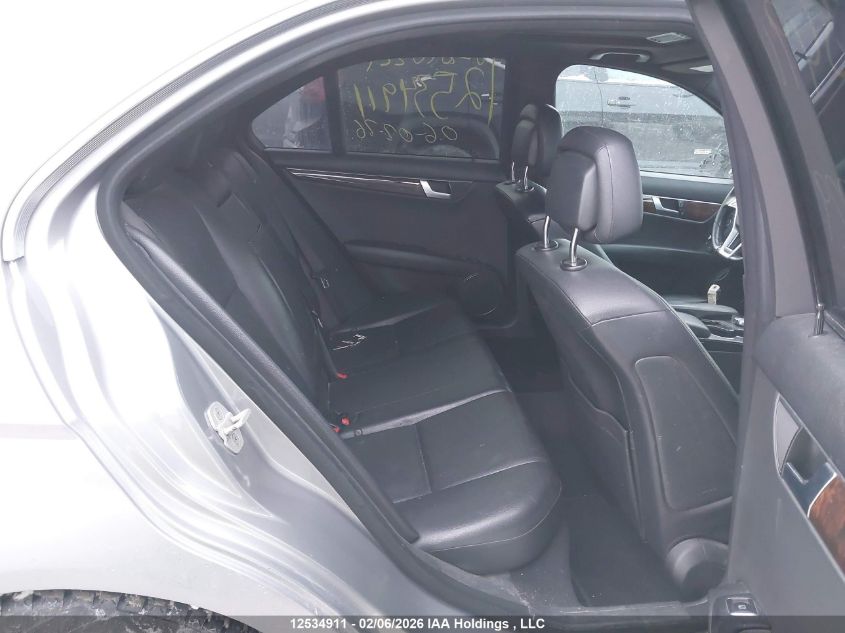 2012 Mercedes-Benz C 250 4Matic VIN: WDDGF8FB4CA690229 Lot: 12534911