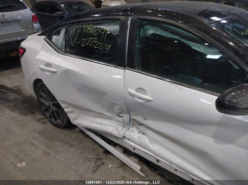 2022 Nissan Sentra Sr/Sr Midnight Edition VIN: 3N1AB8DV8NY277224 Lot: 12481091X