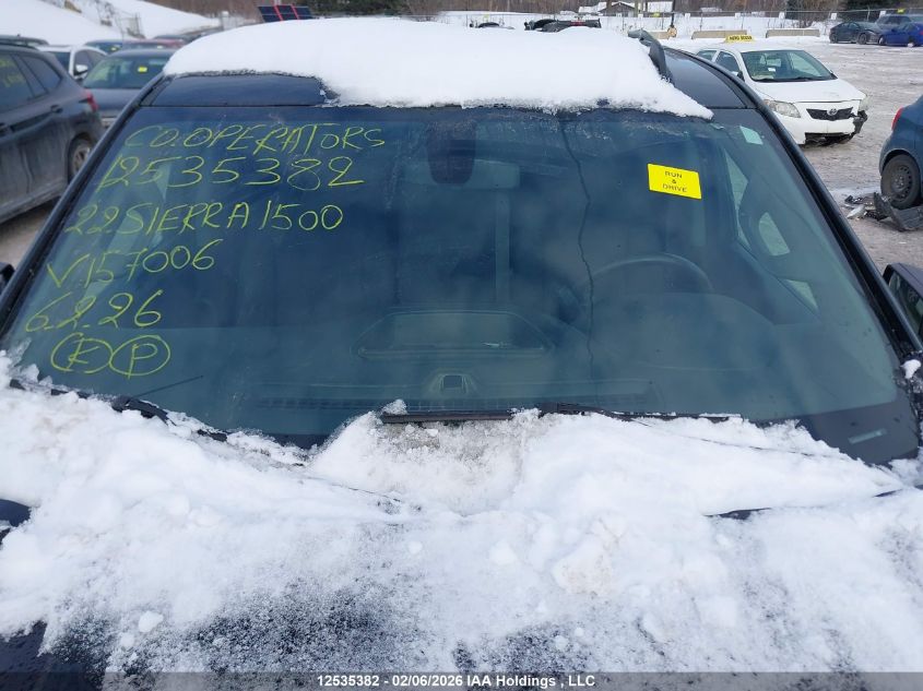 2022 GMC Sierra 1500 Limited Elevation VIN: 1GTR9CED9NZ157006 Lot: 12535382