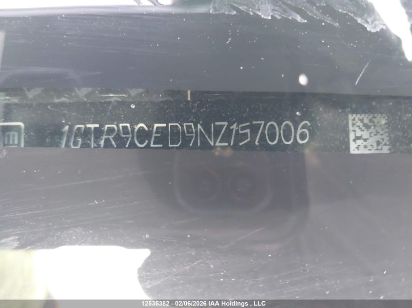 2022 GMC Sierra 1500 Limited Elevation VIN: 1GTR9CED9NZ157006 Lot: 12535382