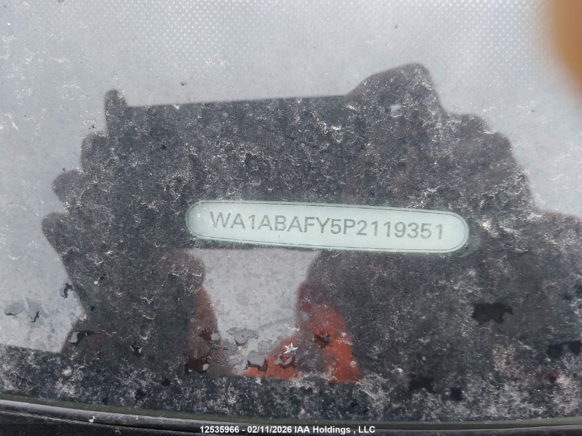 2023 Audi Q5 Premium 40 VIN: WA1ABAFY5P2119351 Lot: 12535966