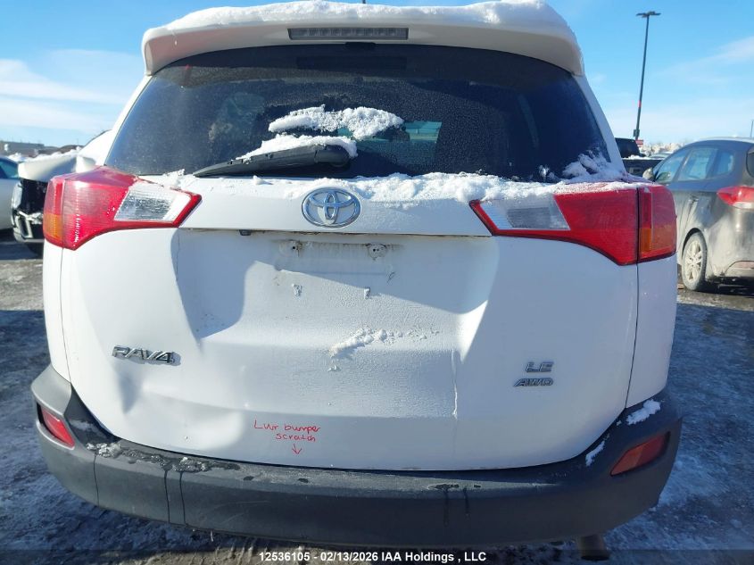 2014 Toyota Rav4 Le VIN: 2T3BFREV9EW135464 Lot: 12536105