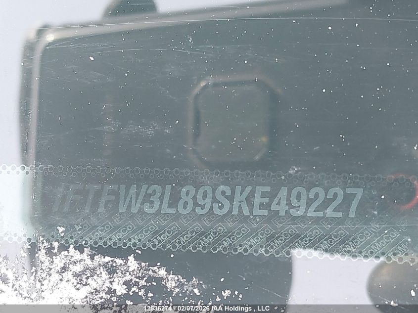 2025 Ford F150 Xlt VIN: 1FTFW3L89SKE49227 Lot: 12536274