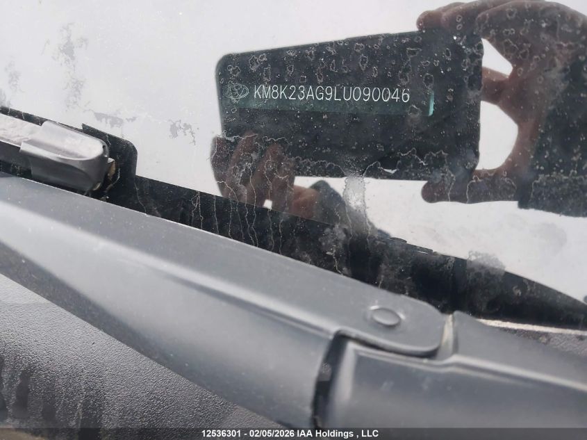 2020 Hyundai Kona Sel VIN: KM8K23AG9LU090046 Lot: 12536301