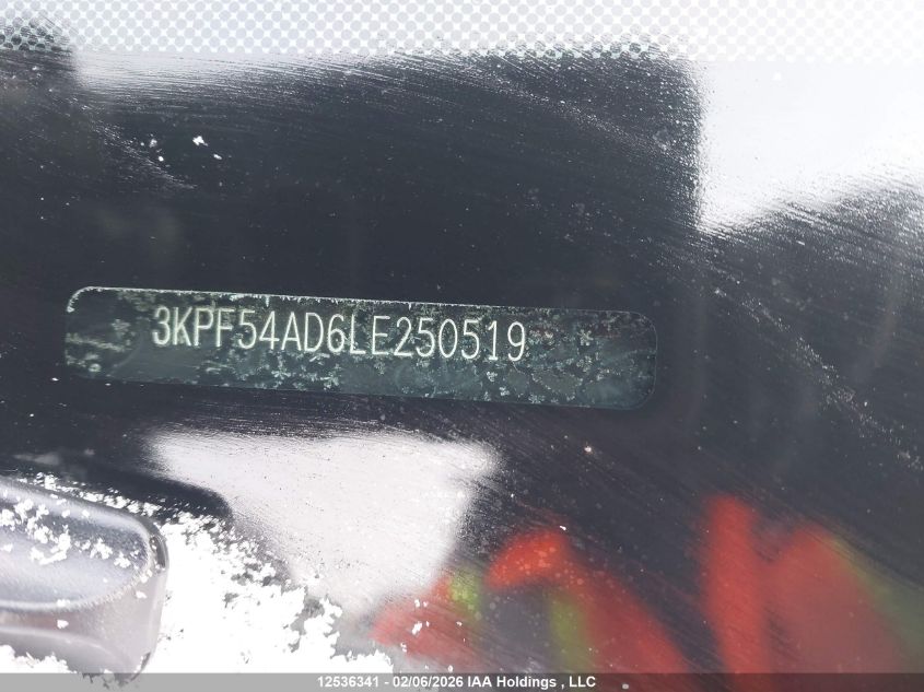 2020 Kia Forte Ex/Ex Limited/Ex Premium/Ex+ VIN: 3KPF54AD6LE250519 Lot: 12536341