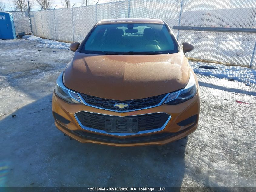 2017 Chevrolet Cruze Lt Auto VIN: 3G1BE6SM8HS606706 Lot: 12536464