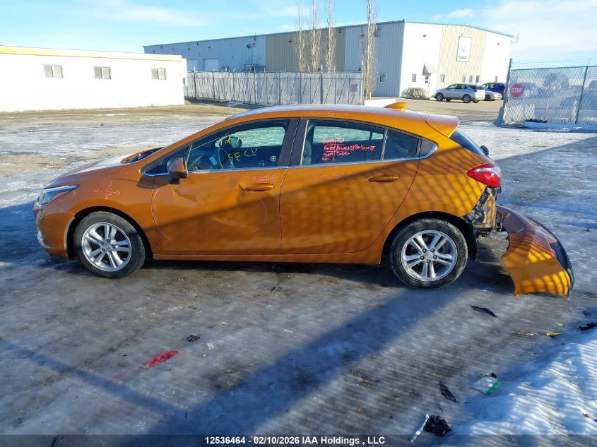 2017 Chevrolet Cruze Lt Auto VIN: 3G1BE6SM8HS606706 Lot: 12536464