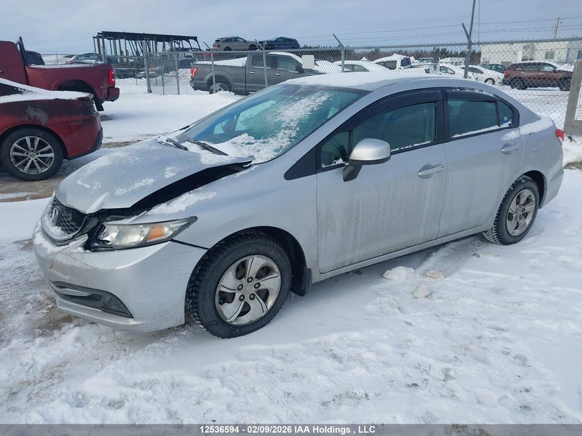 Vin: 2hgfb2e46dh019991, lot: 2927249, honda civic lx 20132