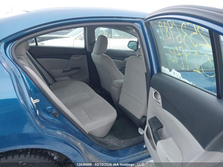 2013 Honda Civic Lx VIN: 2HGFB2E46DH029940 Lot: 12536989