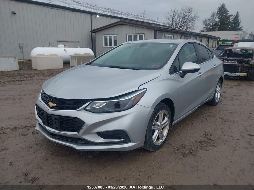 2017 Chevrolet Cruze Lt Auto, Удар спереди, IAAI, VIN 1G1BE5SM8H7228363 — фото 2