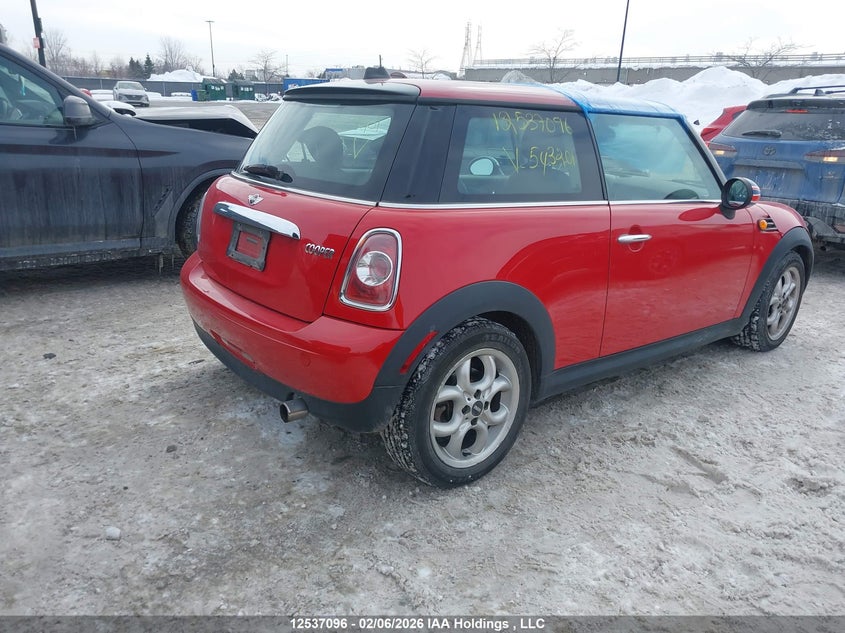 Vin: wmwsu3c58ct543201, lot: 2927785, mini cooper classic 20124