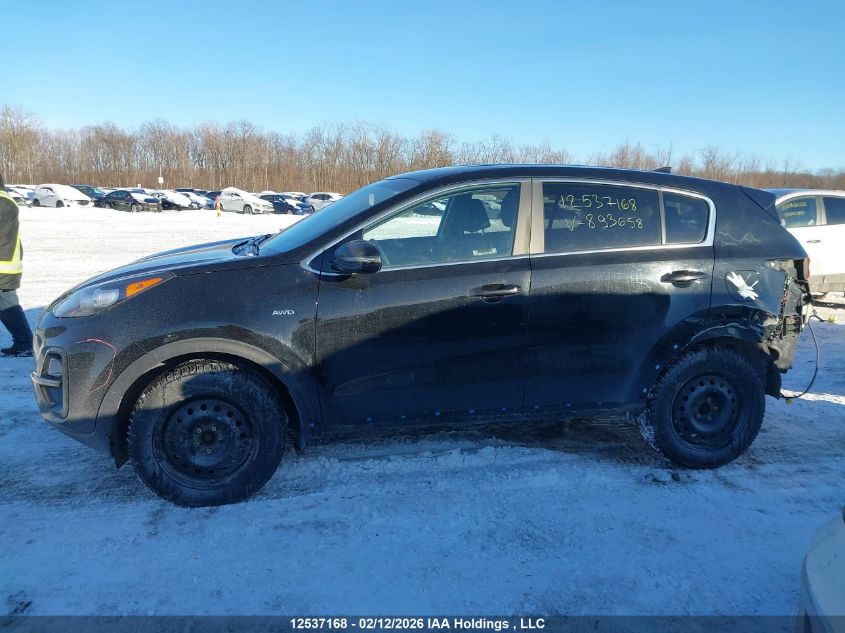 2021 Kia Sportage Lx VIN: KNDPMCACXM7893658 Lot: 12537168