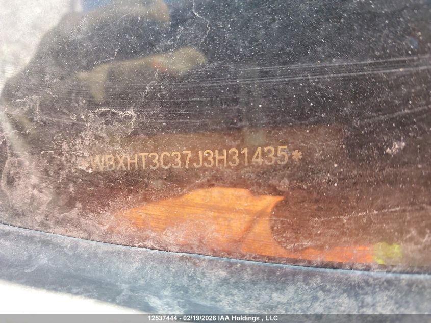 2018 BMW X1 xDrive28I VIN: WBXHT3C37J3H31435 Lot: 12537444