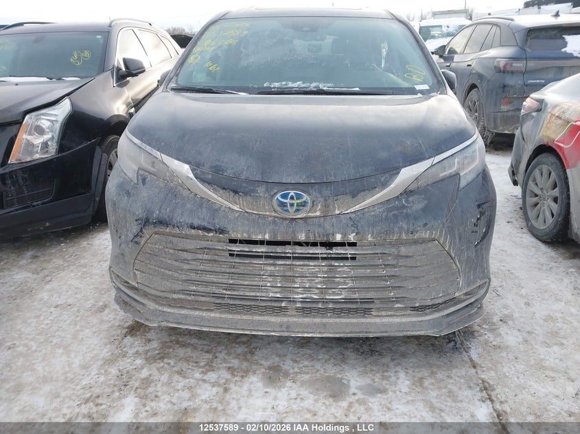 2022 Toyota Sienna VIN: 5TDGRKEC6NS083358 Lot: 12537589