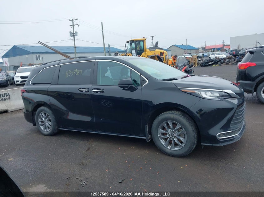 2022 Toyota Sienna VIN: 5TDGRKEC6NS083358 Lot: 12537589