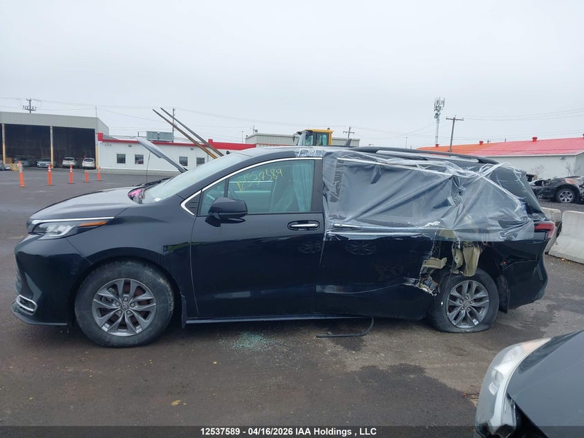 2022 Toyota Sienna VIN: 5TDGRKEC6NS083358 Lot: 12537589