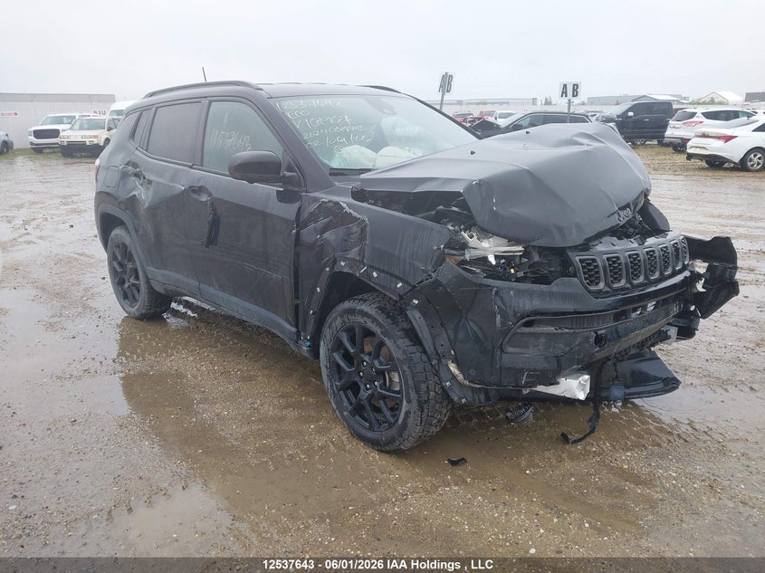 2024 Jeep Compass 2.0 Altitude Black Lot 111012537643 Vin 3C4NJDFN8RT161967