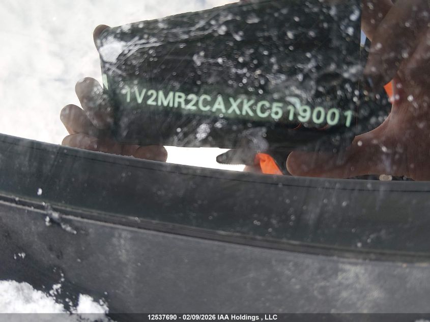 2019 Volkswagen Atlas 3.6 Fsi Highline VIN: 1V2MR2CAXKC519001 Lot: 12537690