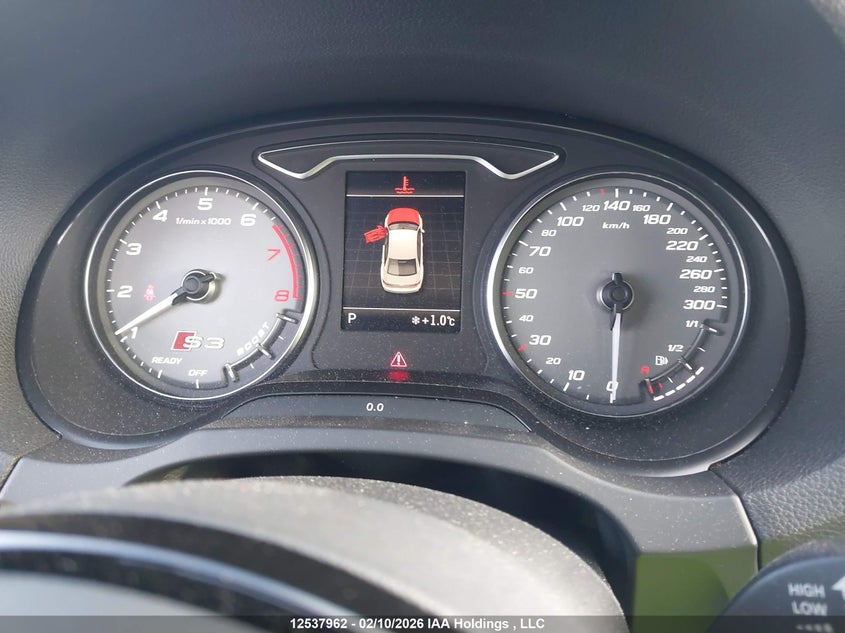 2016 Audi S3 2.0T Technik VIN: WAUF1GFF3G1078673 Lot: 12537962