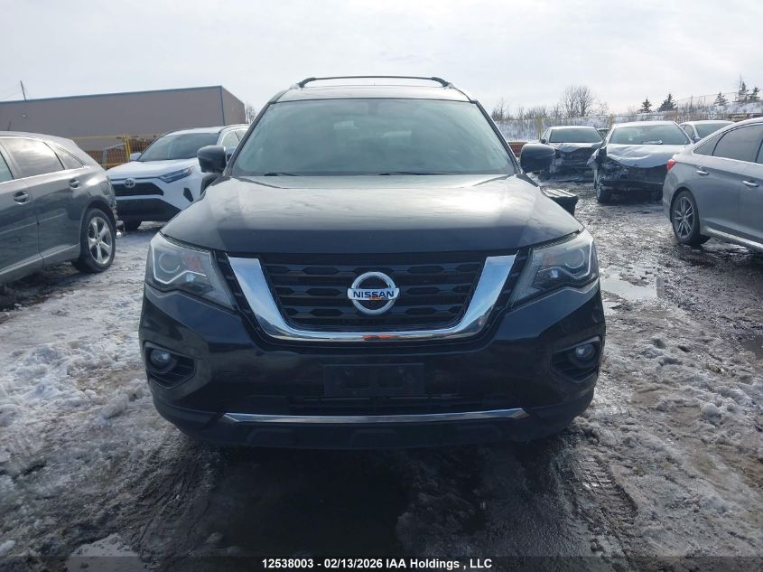 2018 Nissan Pathfinder Midnight Edition/Platinum/S/Sl Premium/Sv Tech VIN: 5N1DR2MM4JC645116 Lot: 12538003