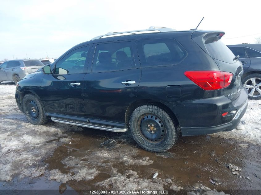 2018 Nissan Pathfinder Midnight Edition/Platinum/S/Sl Premium/Sv Tech VIN: 5N1DR2MM4JC645116 Lot: 12538003