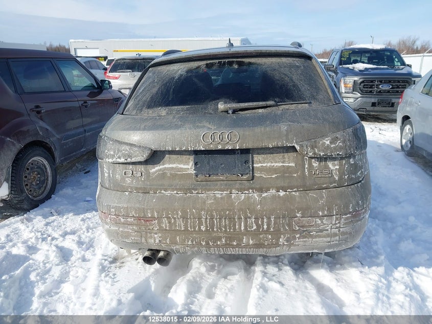 2016 Audi Q3 2.0T Komfort VIN: WA1EFCFS8GR016185 Lot: 12538015