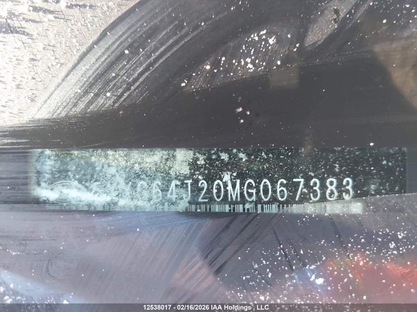 2021 Kia K5 VIN: 5XXG64J20MG067383 Lot: 12538017