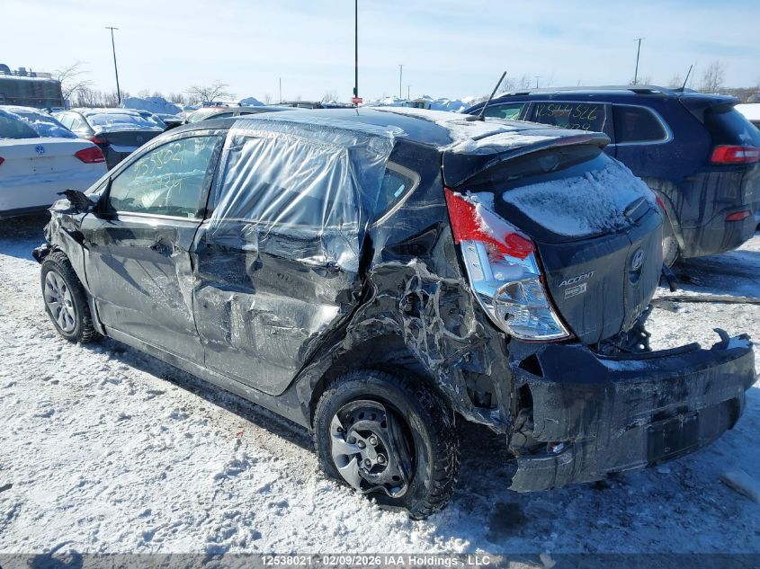 2016 Hyundai Accent VIN: KMHCT5AE8GU286934 Lot: 12538021