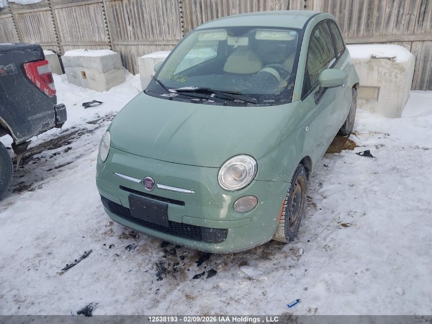 2013 Fiat 500 Pop VIN: 3C3CFFAR9DT542464 Lot: 12538193
