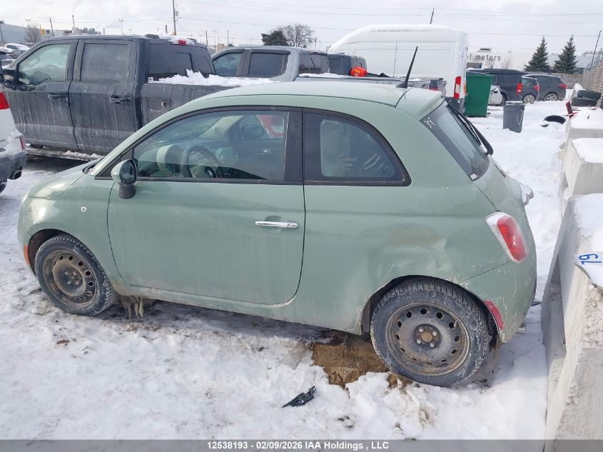 2013 Fiat 500 Pop VIN: 3C3CFFAR9DT542464 Lot: 12538193