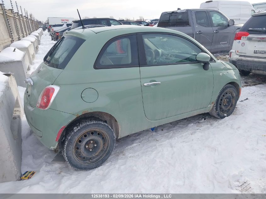 2013 Fiat 500 Pop VIN: 3C3CFFAR9DT542464 Lot: 12538193
