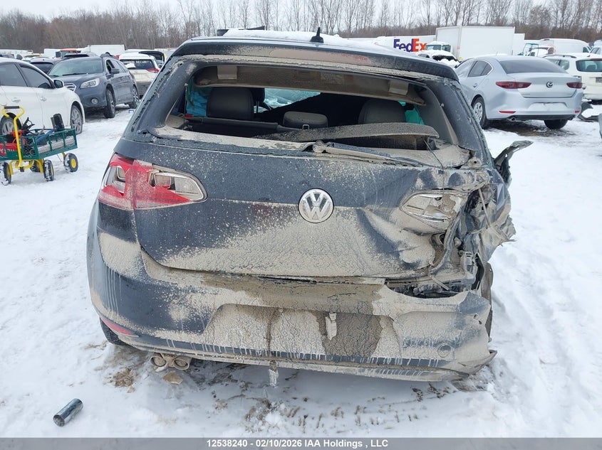 2016 Volkswagen Golf S VIN: 3VW117AUXGM036729 Lot: 12538240