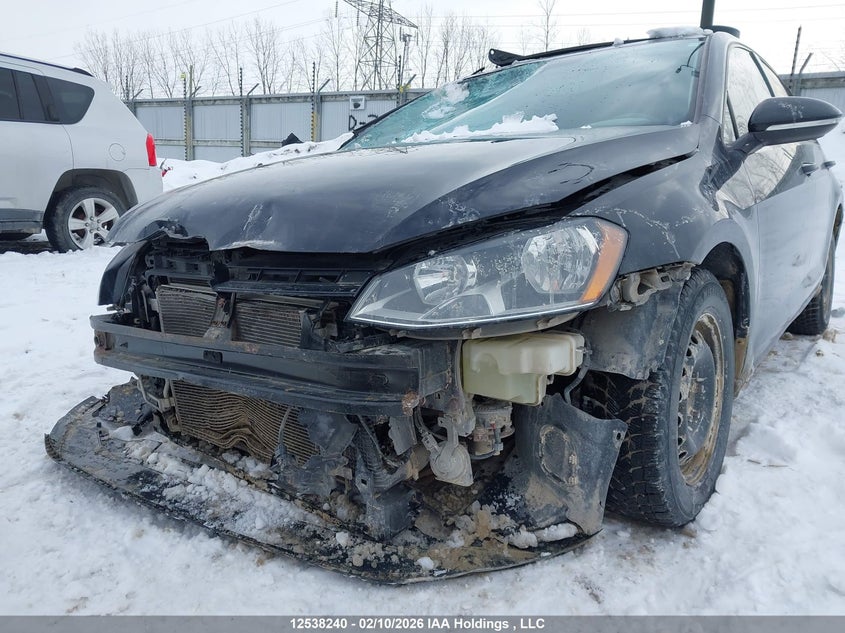 2016 Volkswagen Golf S VIN: 3VW117AUXGM036729 Lot: 12538240