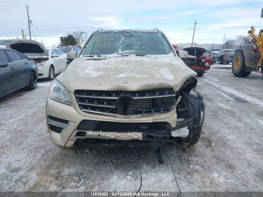 2012 Mercedes-Benz Ml 350 Bluetec VIN: 4JGDA2EB6CA076014 Lot: 12538302