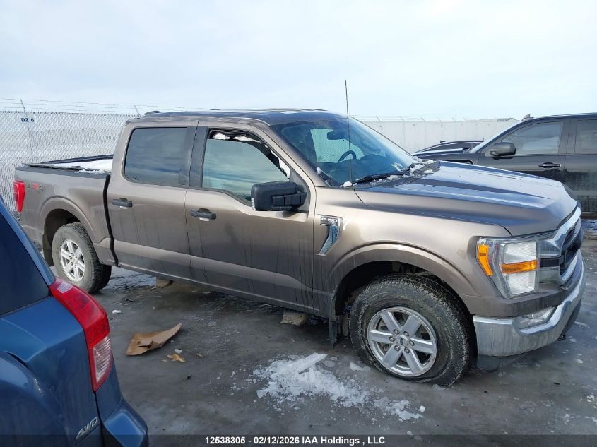 2021 Ford F150 Supercrew VIN: 1FTFW1E89MFC52653 Lot: 12538305