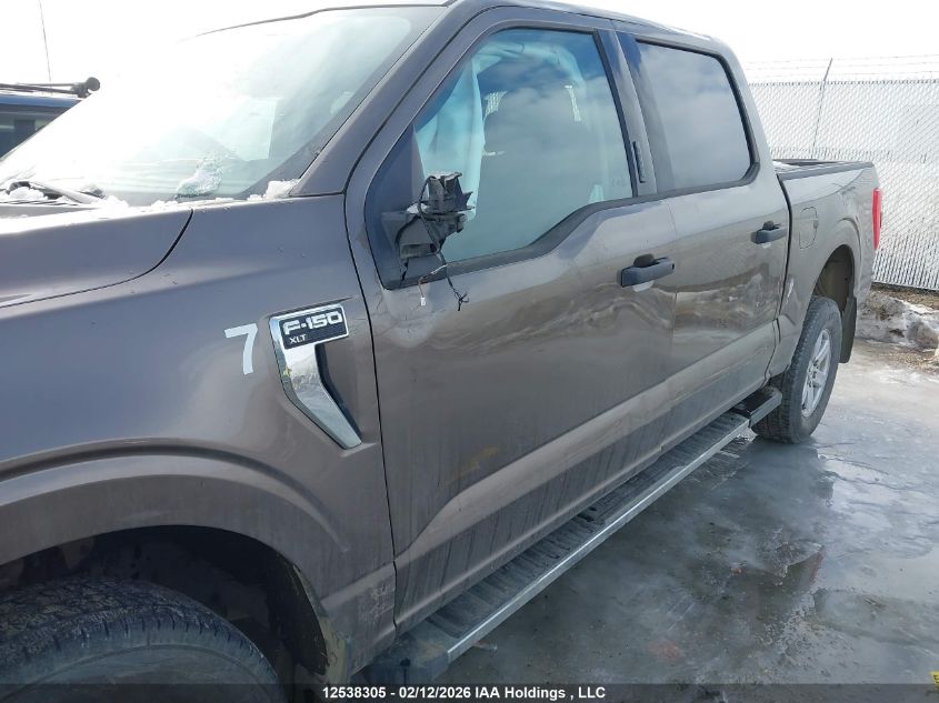 2021 Ford F150 Supercrew VIN: 1FTFW1E89MFC52653 Lot: 12538305