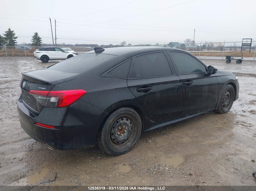 Vin: 2hgfe2f56nh102532, lot: 2929097, honda civic sport 20224