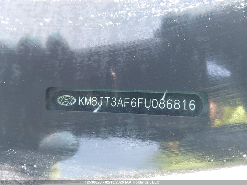 2015 Hyundai Tucson Gls VIN: KM8JT3AF6FU086816 Lot: 12538626