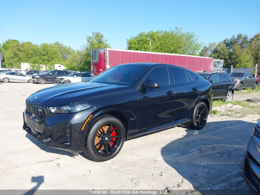 2025 BMW X6 M60I xDrive VIN: 5UX43EX02S9Y59700 Lot: 12538748