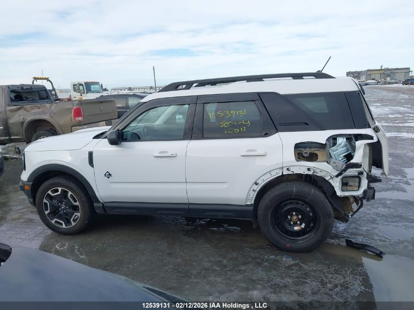 2023 Ford Bronco Sport Outer Banks VIN: 3FMCR9C6XPRE12116 Lot: 12539131