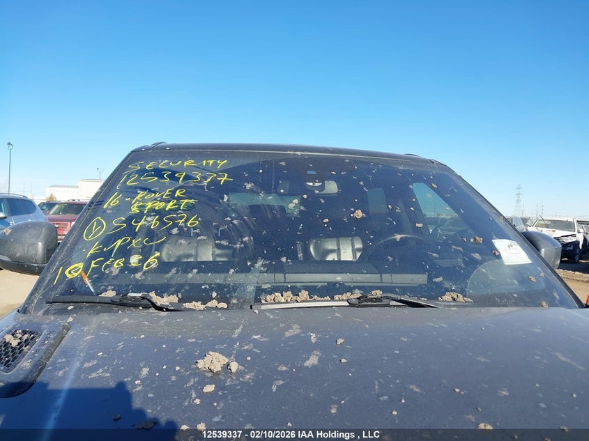 2016 Land Rover Range Rover Sport Diesel Td6 Hse VIN: SALWR2KF5GA546576 Lot: 12539337