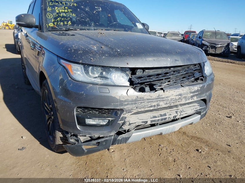 2016 Land Rover Range Rover Sport Diesel Td6 Hse VIN: SALWR2KF5GA546576 Lot: 12539337