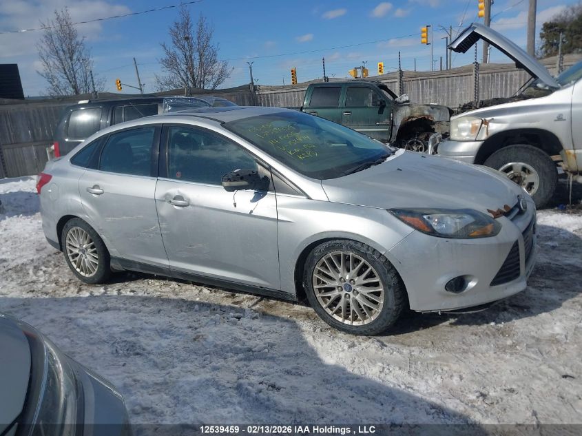 2014 Ford Focus Titanium VIN: 1FADP3J22EL158494 Lot: 12539459