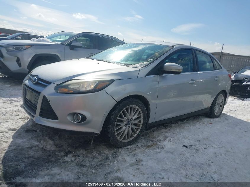 2014 Ford Focus Titanium VIN: 1FADP3J22EL158494 Lot: 12539459