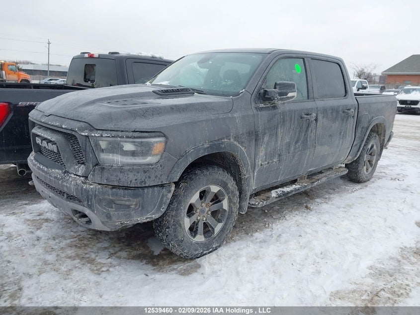 2019 RAM 1500, Repossession, IAAI, VIN 1C6SRFLT6KN864443 — photo 2